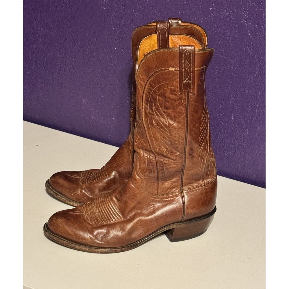 Lucchese 1883 Men's Western Cowboy Bart Boot Size 9 EE STYLE NO.N1596.R4